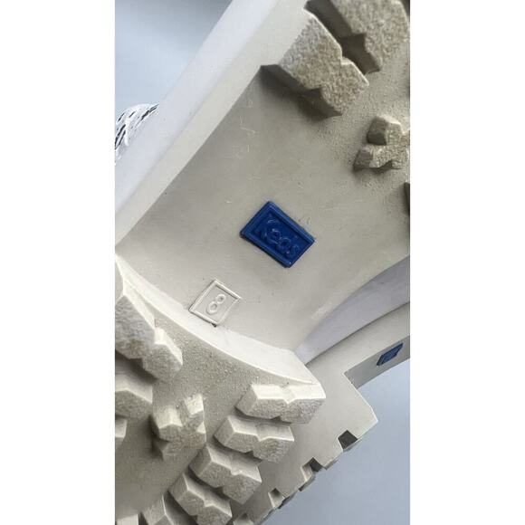 Keds Rowan Latte Bandana Slip-On Beige Paisley Rain Rubber Boots Woman’s Size 8 - Picture 10 of 12